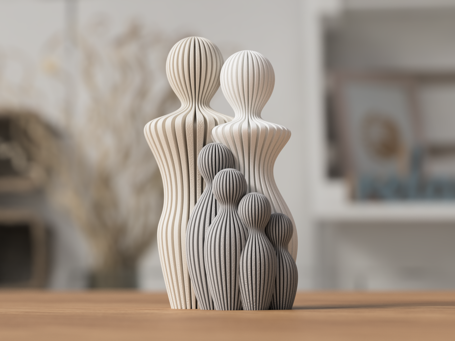 Familienstatuen