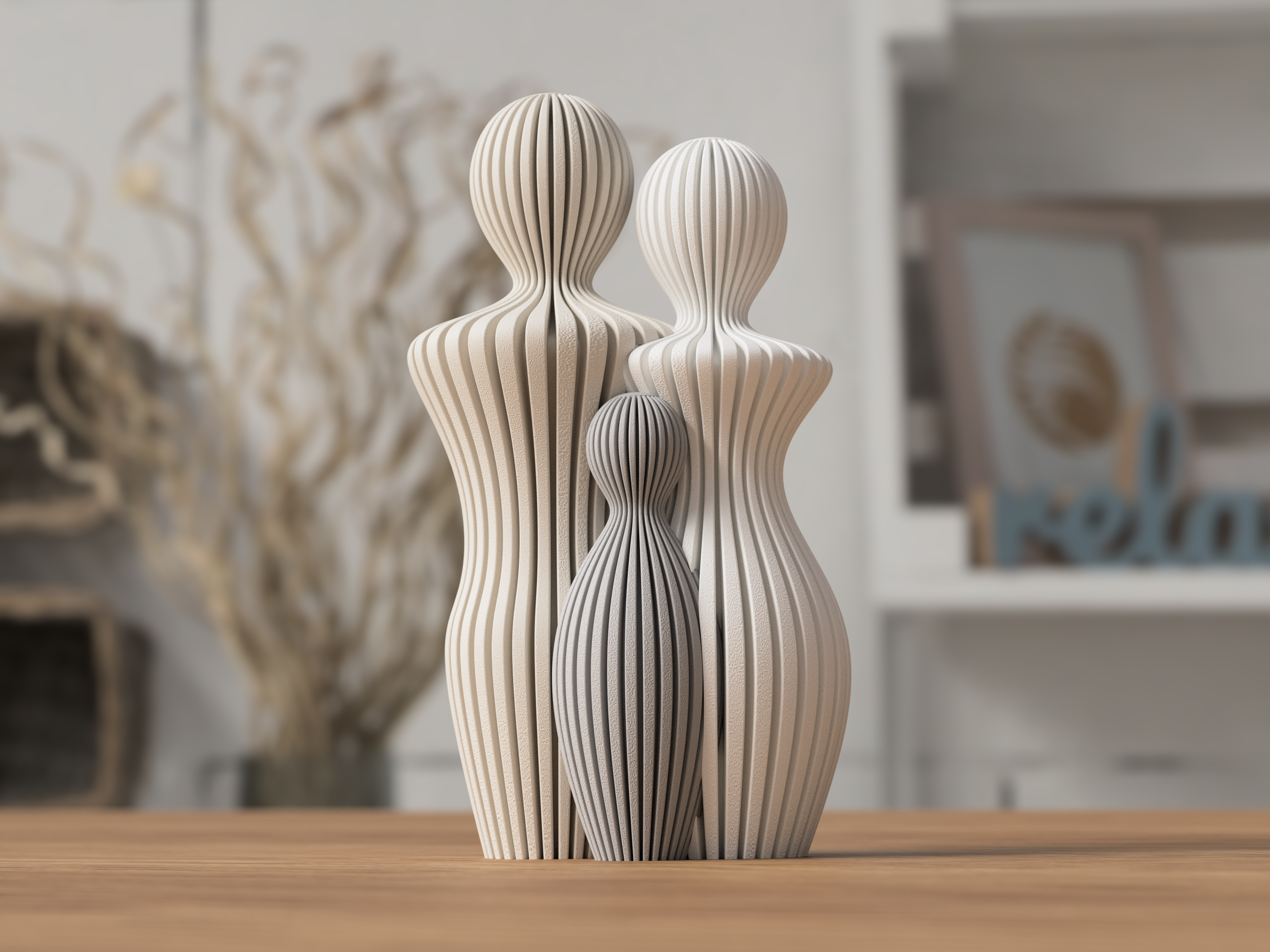 Familienstatuen