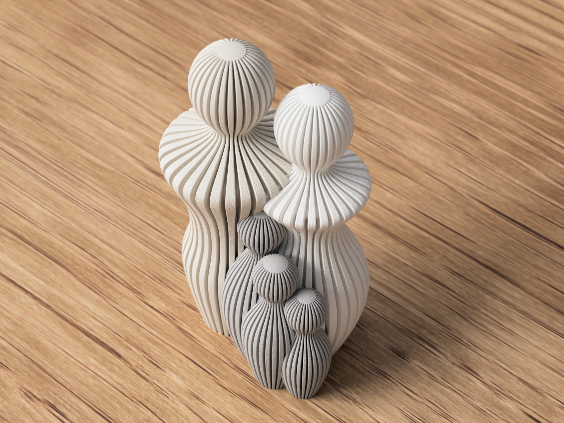 Familienstatuen