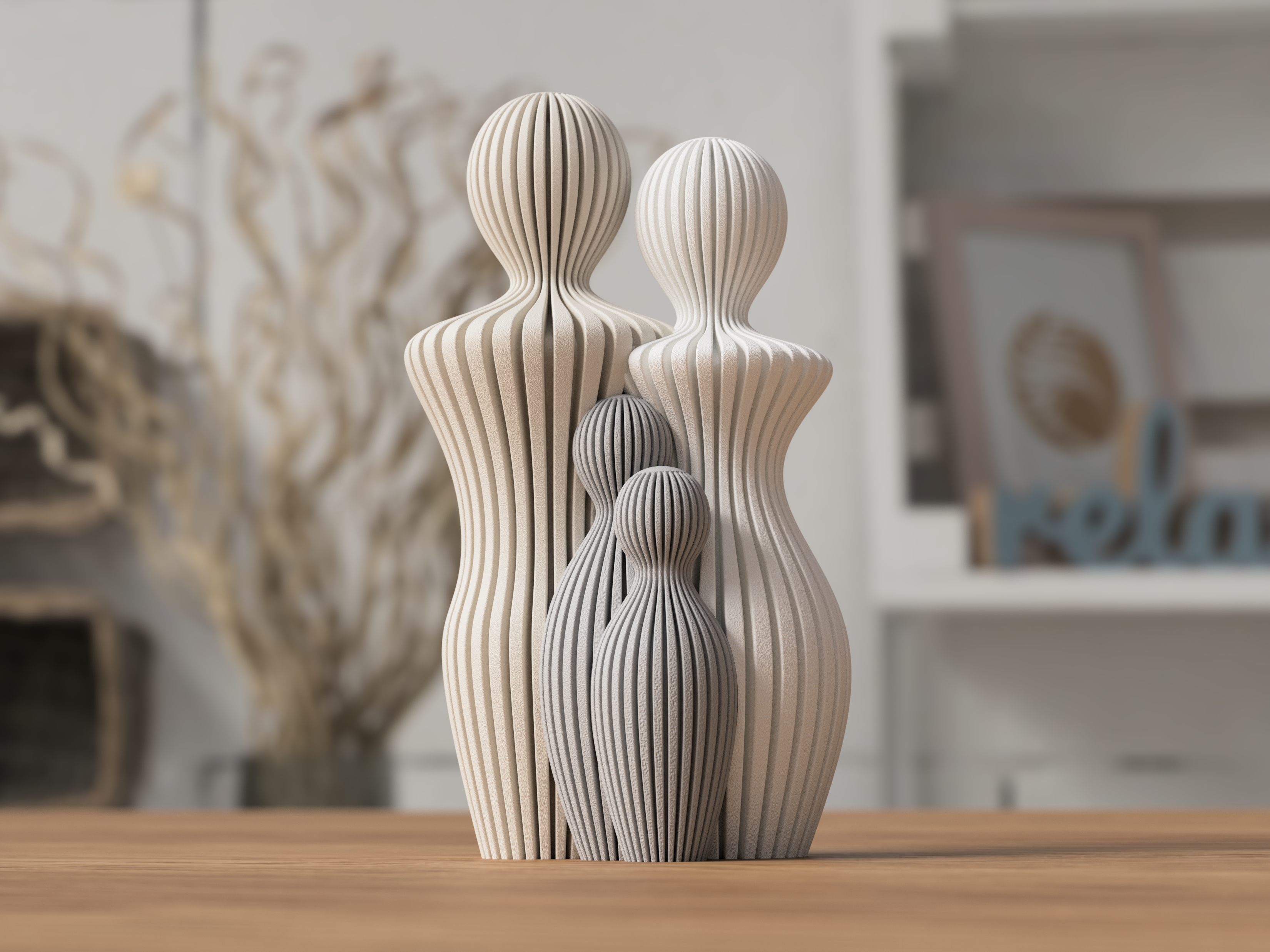 Familienstatuen