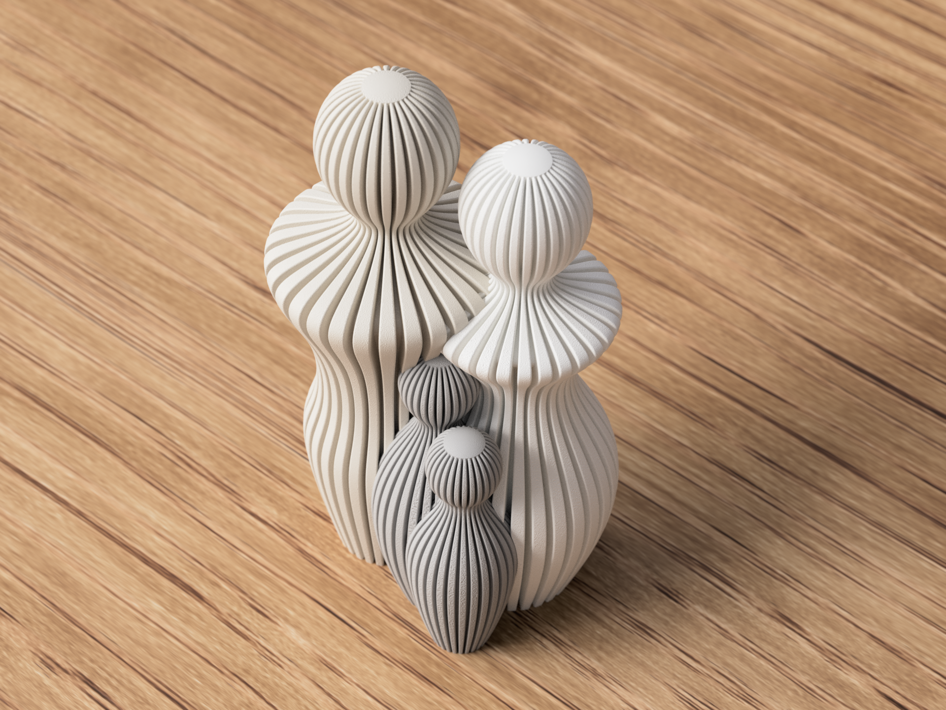 Familienstatuen