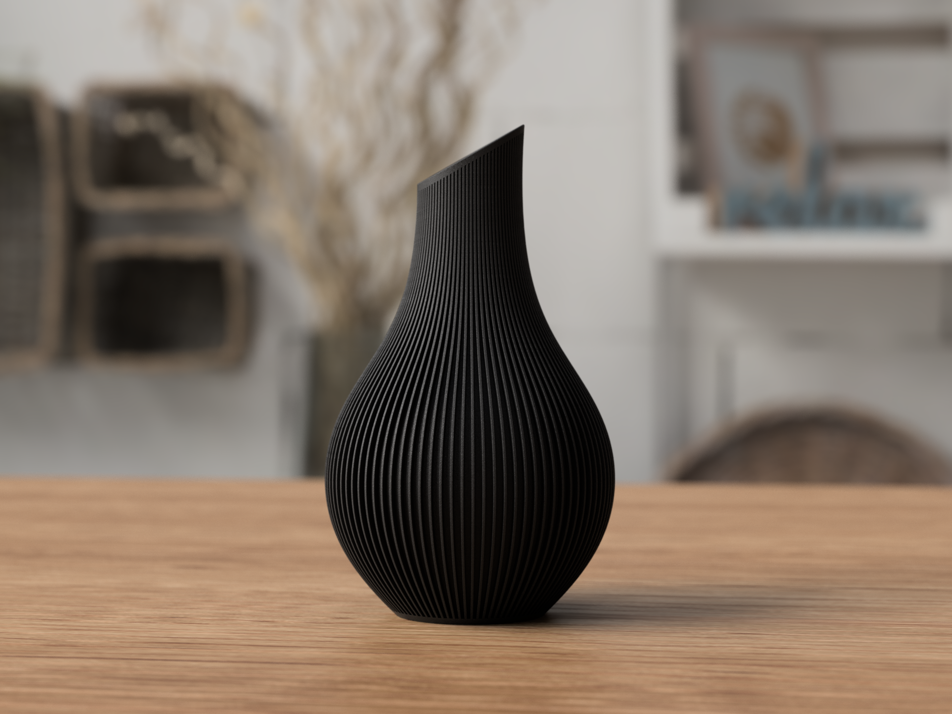 Shizu-Vase "Schwarz"